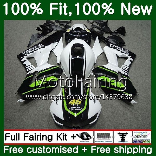 

injection for honda cbr600 rr green white cbr600rr f5 13 14 15 16 17 62mf16 cbr 600rr 600 rr f5 2013 2014 2015 2016 2017 fairing bodywork