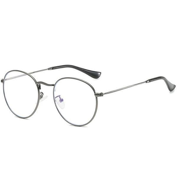 

vintage elegant brand design frame glasses women plain alloy 2019 glass new clear lens spectacles round eyewear classic xdndc, White;black