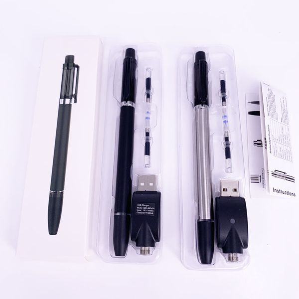 

Перезаряжаемые ручка vape шариковая стиль стартовые наборы извлечь масло испаритель ручка с пустым картриджем электронные сигареты с USB зарядное устройство