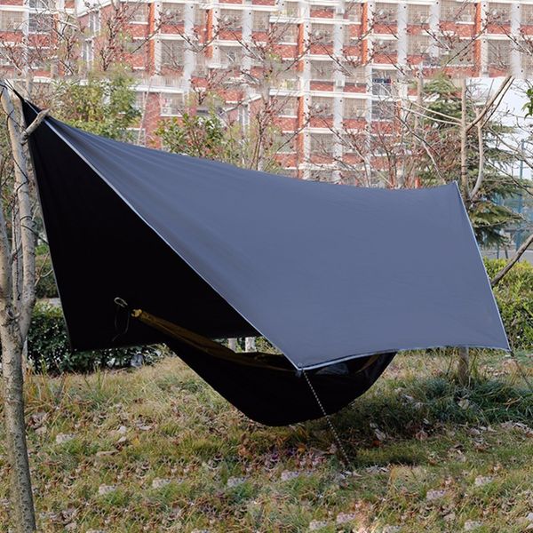

ultralight hammock rain outdoor camping canopy waterproof anti-uv sun protection beach tent hammock sun shelter awning