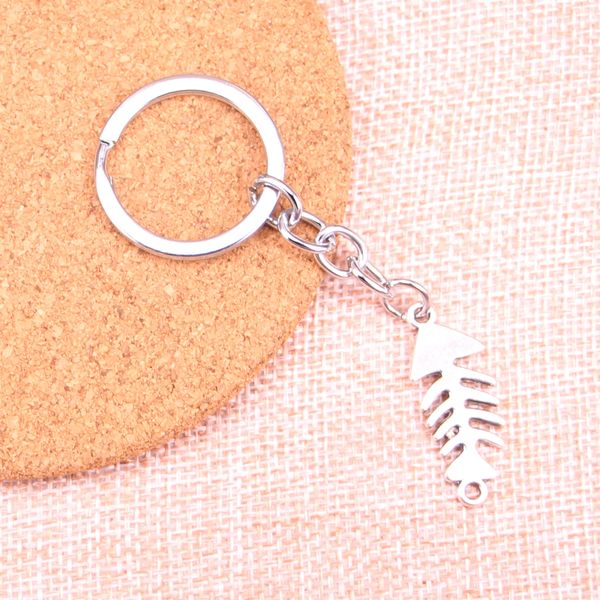 New Keychain 31*12mm Conector ósseo Pingente Diy Homem Men Diy Chave de Corrente do Anel Corrente Teclorando Jóias Presente de Jóias