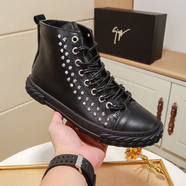 

luxury men s low help martin boots large short boots round head casual shoes black and white fashion lace sneakers