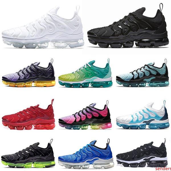 

new tn plus running shoes women men black white pink rise regency purple lemon lime volt megatron mens trainers sports sneakers