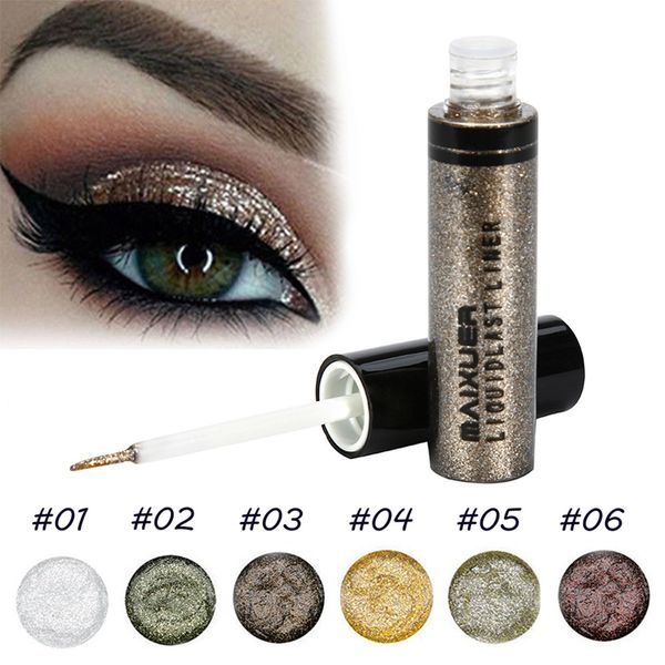 

6 colors glitter eyeshadow sparkling eyes sparkling girl cosmetics