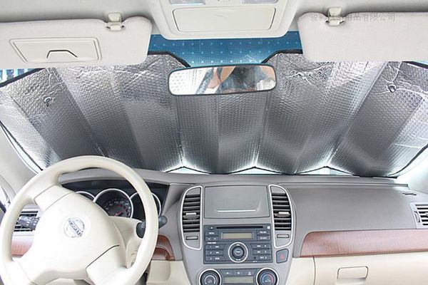 

130*60cm casual foldable car windshield visor cover front rear block window sun shade 1pc solar protection foil
