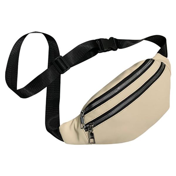 

double zipper leather bags leather shoulder bags crossbody bag chest suitable for wedding party #bl4