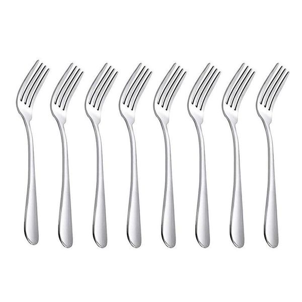 

17,5cm stainless steel fork for dessert salad, no dishwasher dae, 8 pieces
