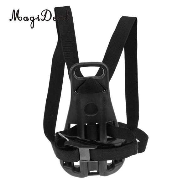 

magideal safety abs aqualung scuba diving dive single tank back pack assembly gas cylinder bracket underwater swimming accessory