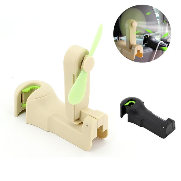 

hooks & rails 2021 car hook coat with fan three-tooth black small