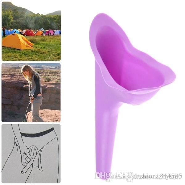 

portable outdoor women reusable camping travel urinal female standing toilet urine device