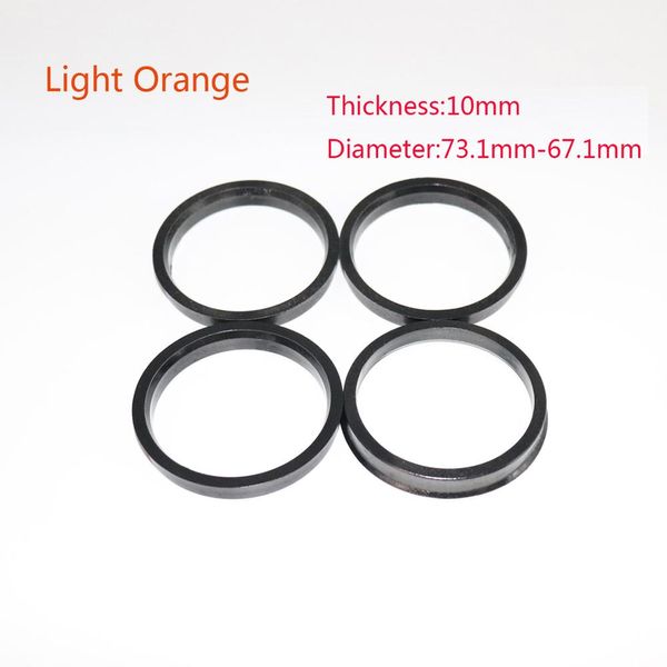 

4pcs/set hub centric rings car wheel bore center collar 73.1-67.1mm for