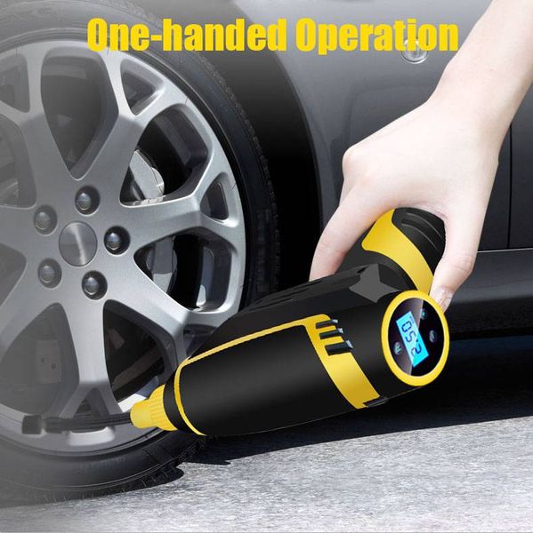 

dhl digital smart rechargeable car air pump portable handheld car inflator pump