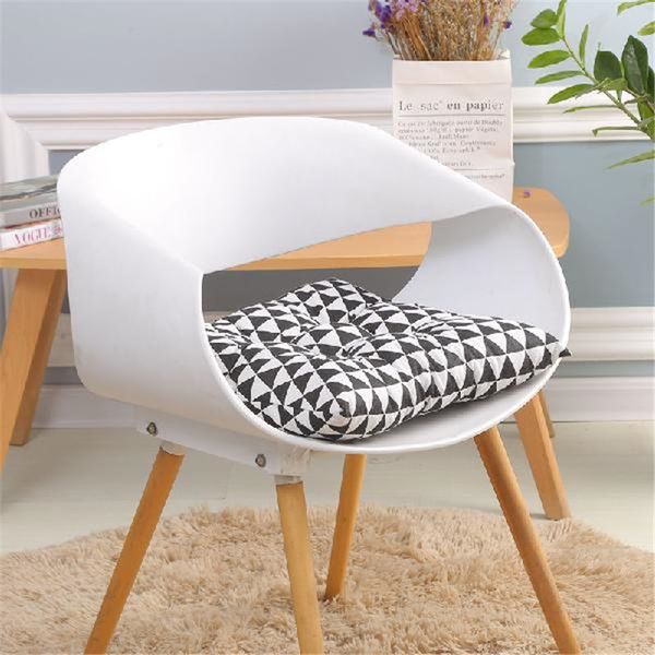 

black rectangle seat cushion chair pillow for office home study sitting pad comfortable sofe mat kitchen stool cushion for decor