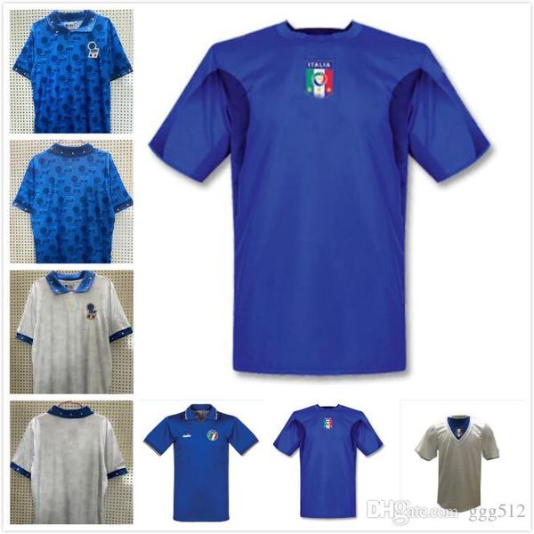 

world cup retro italy 1990 home football soccer 1994 jersey maldini baggio donadoni schillaci totti del piero 2006 pirlo inzaghi, Black;yellow