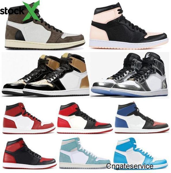 

high og 1 travis scotts crimson tint gold 3 gold toe jordon basketball shoes men 1s unc pass the torch sneakers with box