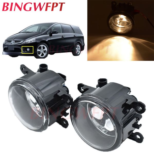 

2pcs/lot h11 car front bumper 12v led fog lights for mitsubishi grandis na_w mpv 2004-2011 halogen lamps