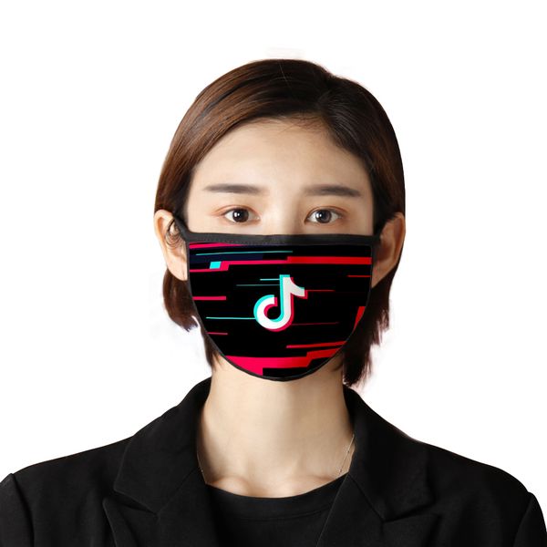 

горячая tik tok pm2. 5 маска для лица рот n95 удобная и дышащая мультфильм детская пылезащитная маска