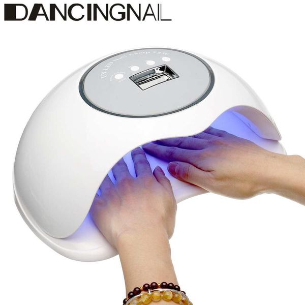 

powerful 72w quick hand sensor 36 uv led nail lamp nail dryer with fan for all gels art polish infrared sensing sun light