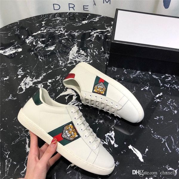 

Men de igner hoe white leather ace embroidered neaker for men women platform ace de igner hoe 19 13 gucci