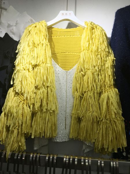 

2018 pullover women sweaters and blusas de inverno feminina 2019 new women's cardigan sweater net knit tassel woman, White;black
