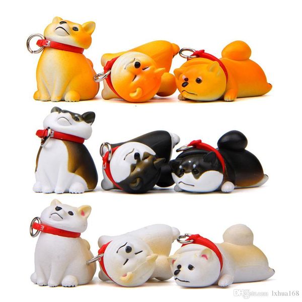 

kawaii kawaii 9 styles kawaii dog pvc mini action figure cartoon doll toy christmas home decorations toys for baby dolls