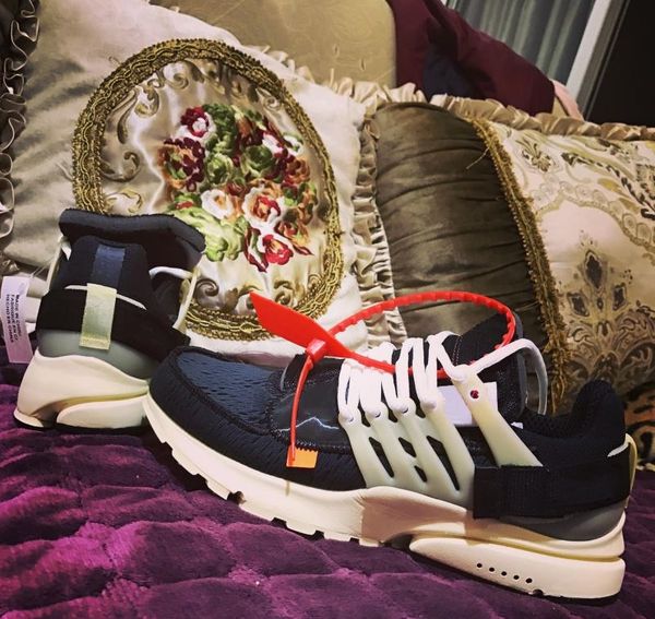 

with box] presto running shoes off women men brand designer white air sports athletic jogging s black sneakers eu36-46