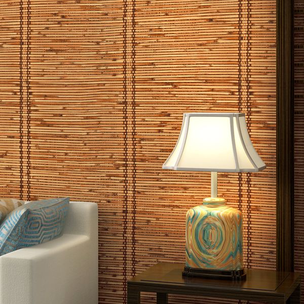 

3d japanese style straw wallpaper natural eco-friendly bedroom sitting study chinese style -house simulation bamboo wallpaper