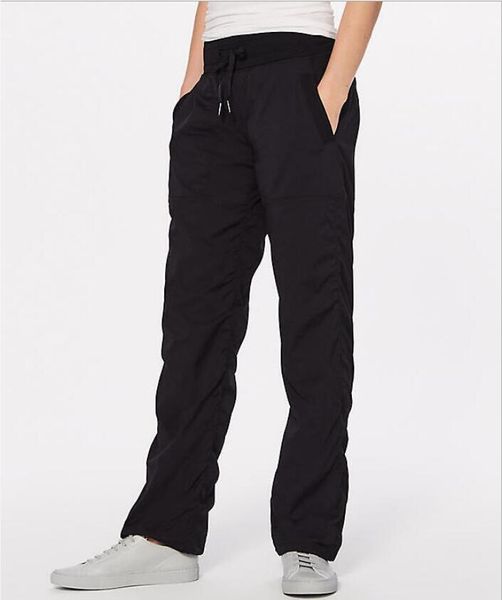 

capris no studio lined women's sports tights gym sweatpants pantalon femme yoga outdoor studio pant jogging yoga pants