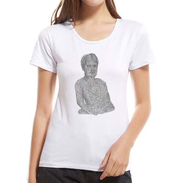 

muqgew female t-shirt cartoon animated printed short-sleeved tee loose t-shirts for women camisetas verano mujer 2019 #6040, White