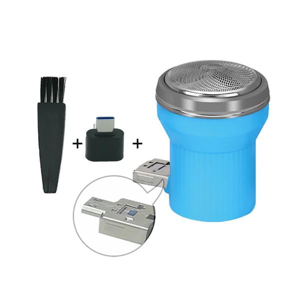 

men travel home styling pocket razor micro usb smartphone shaving stubble gift outdoor accessories portable mini electric shaver