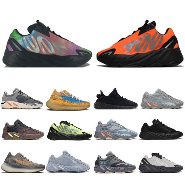 

700 wave runner 2020 new kanye relective orange tie-dye carbon teal blue static sports running sneakers woman man shoes