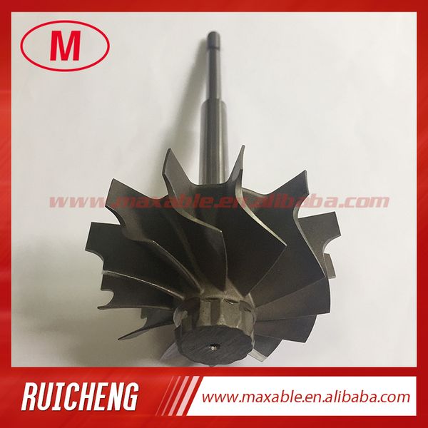 

hx40 64.00/76.00mm 12 blades turbine wheel&shafurbo wheel for turbocharger journal bearing