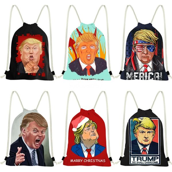 

trump-otherchic suede leather bags brand trump backpack tote shoulder messenger bags #500, Black;red