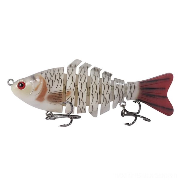 

e44b8 fishing 10cm lifelike fishing lure 5 segment swimbait crankbait hard bait slow wobbler 15.5g isca artificial lures fishing tackle