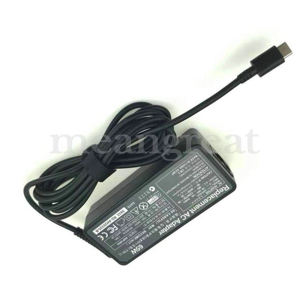 

china supplier lapadapter for lenovo 20v 3.25a 65w with type c interface