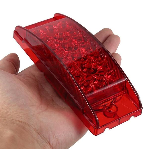 

dragonpad 21 led rectangle surface mount tail light marker clearance trailer with screw