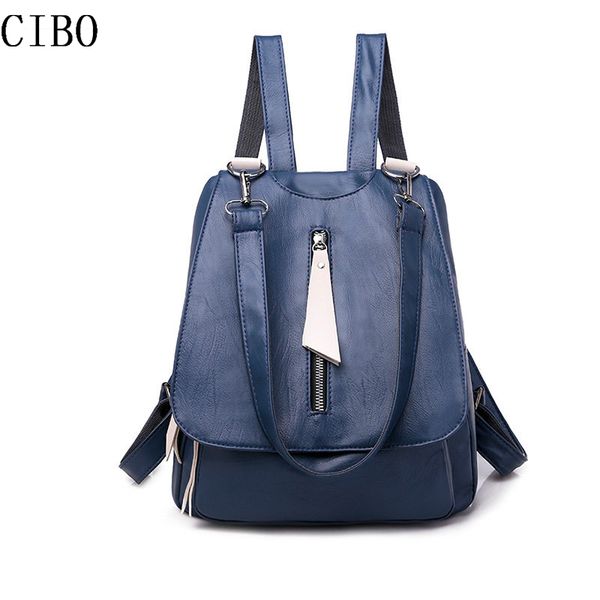 

2019 new women leather backpacks big woman shoulder bag lady travel backpack mochilas school bag for teenager girls preppy