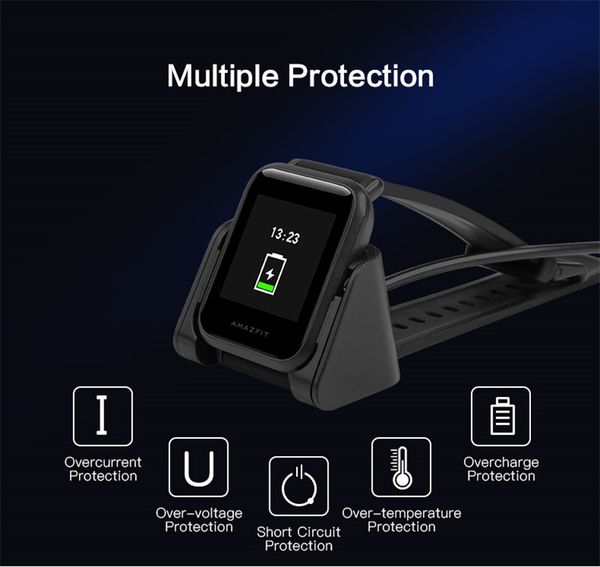 

100cm usb charger cable for amazfit bip quick charging line cord wire adapter for amazfit smart watch accessories