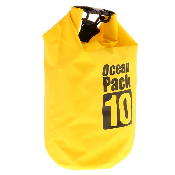 

прочный водонепроницаемый сухой рюкзак сумка floating dry sack ковш для каякинг отдых на природе рафтинг бич деятельности 10l