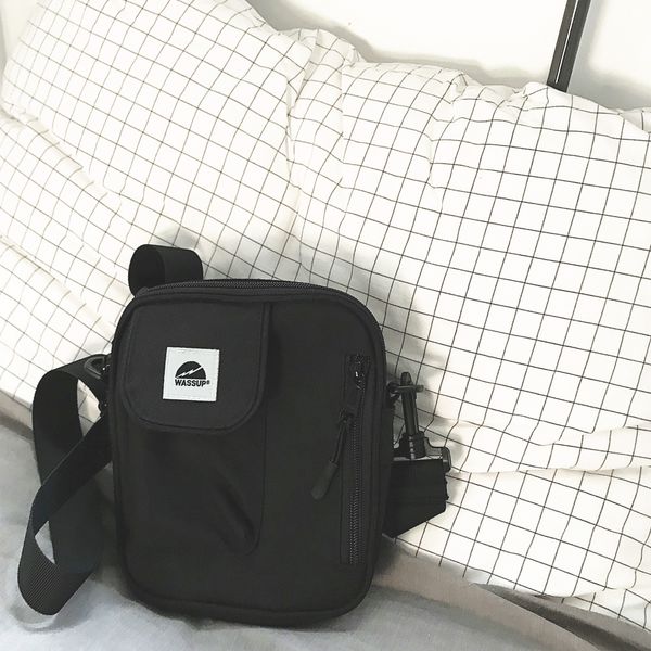 

wassup двухцветного коричневого ретро спорт малого satchel мешок плеча mens и женщины инструментального ветер crossbody сумка