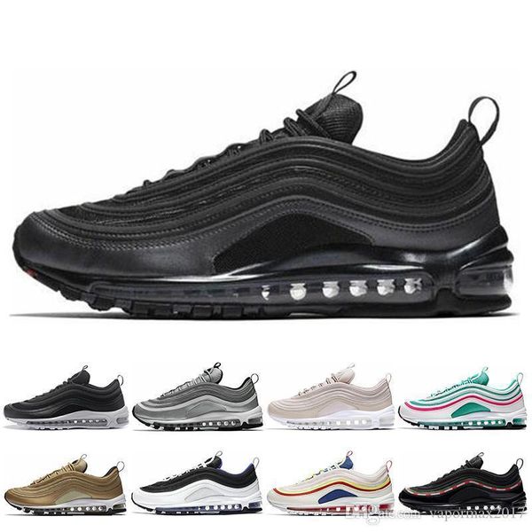 

mens womens running shoes triple white balck pink metallic gold south beach se japan yellow sports sneakers shoes size 36-45