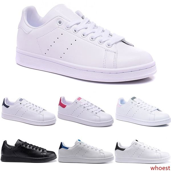 

original smith men women casual shoes green black white blue red pink silver mens stan fashion leather shoe flats sneakers