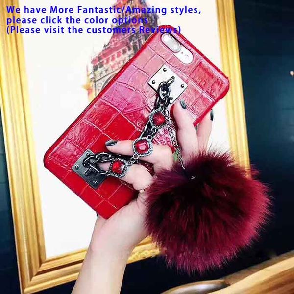 

women's new fashion phone case for iphone x 6/6s 6plus/6s plus 7/8 7plus/8plus xs xr xsmax with diamond drop protection mobile phone case