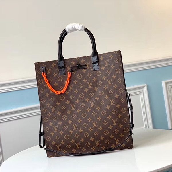 

2019 popular design handbag luxury bag shoulder bag large capacity leather production large capacity transport model:m44475, Blue;gray