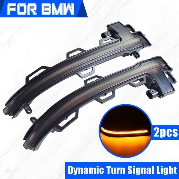 

side mirror flasher light for x3 x4 x5 x6 f25 lci f26 f15 f16 2014-2020 led dynamic turn signal light flowing water blinker
