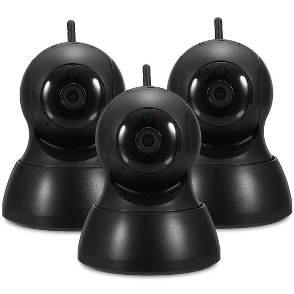 

wifi ip 720p security camera indoor pan&tilt ir-cut night vision motion detection two way talk - eu plug