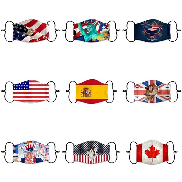 

50pc мультфильм прекрасный хлопок mouth лица маски маски дизайнерские загрязнения унисекс аниме mouth маски # 312