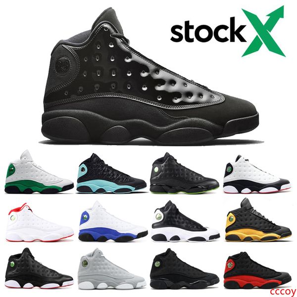 

new stock x 13 island green bred chicago lucky green men women basketball shoes 13s he got game melo playoff hyper royal sneakers