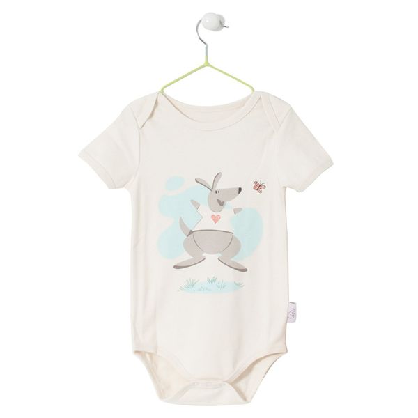 

Red Kangaroo Baby Organic Cotton Short Sleeve Bodysuits (3yrs