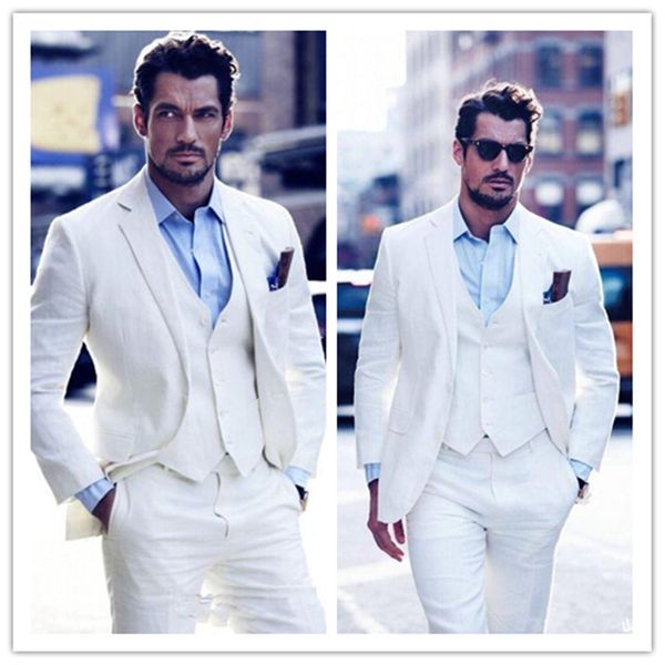 

2019 костюмы white wedding tuxedos тонкий подходят для мужчин две кнопки groom мужчины костюм три пьесы (куртка + жилет + брюки, Black;gray